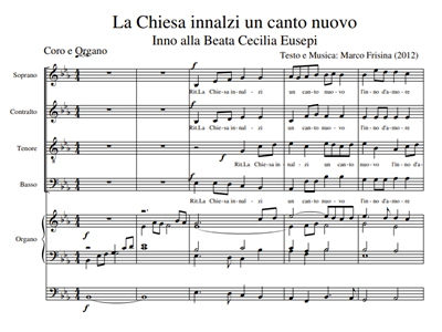 Inno alla Beata Cecilia Eusepi